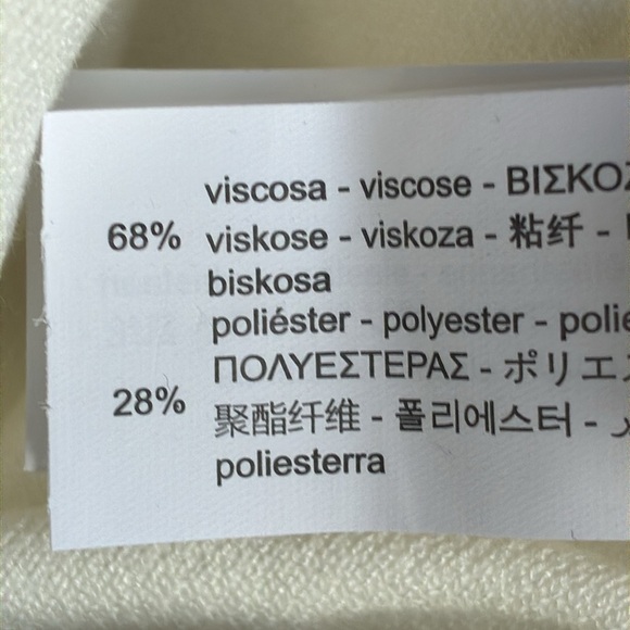 NWT. Zara White Viscose Blend Godet Short Dress. Size S. - Picture 10 of 11